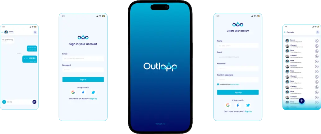 Outlapp dashboard preview